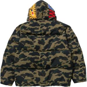 Мужская пуховая куртка FW25 A Bathing Ape, зеленый