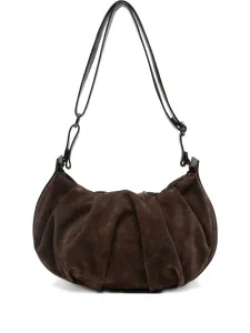 Плиссированная сумка через плечо Reptile'S House, коричневый