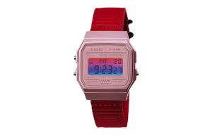 CASIO Часы Retrofit Series Quartz Movement Nylon Strap Watch Men's Watch Pink Watch Dial