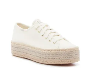 Кроссовки Triple Up Espadrille Platform Sneaker Keds, кремовый