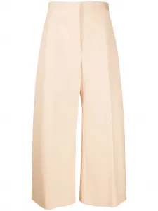 Широкие брюки строгого кроя JIL SANDER, нейтральный