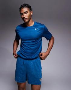 Шорты Nike Training Heritage Dri-Fit синего цвета