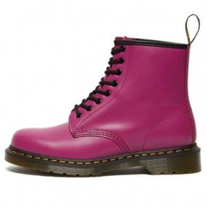 Мужские ботинки Dr.Martens 1460 из гладкой кожи, розовый