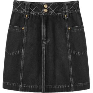 KARL LAGERFELD / Karl Lagerfeld Jeans Юбка-мини джинсовая Karl Lagerfeld женская black