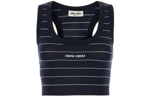 Жилет женский синий Miu Miu