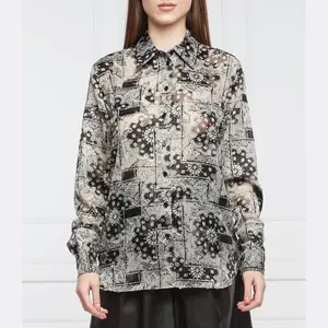 Рубашка стандартного кроя The Kooples, черный