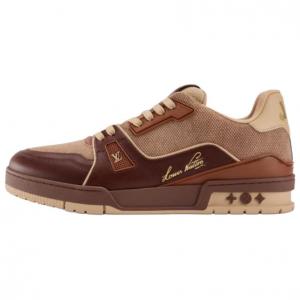 Кроссовки Trainer Low top Skateboard Shoes мужские Chestnut LOUIS VUITTON, Chestnut