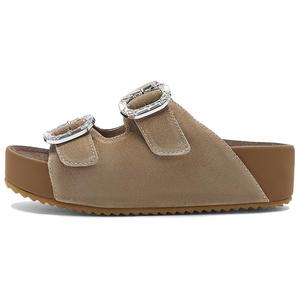 Устойчивые к истиранию тапочки-слайды женские абрикосового цвета NINE WEST, Apricot