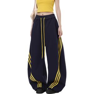 Повседневные брюки Unisex Moderate Wide Leg NEVER RULE, темно-синий