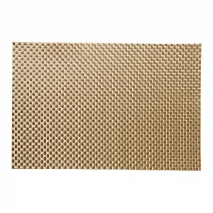 Индивидуальная подставка для столовых приборов из ПВХ Cesta El Corte Inglés, золото