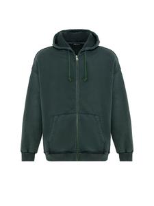 Толстовка с капюшоном на молнии VAMOS CLO, темно-зеленый
