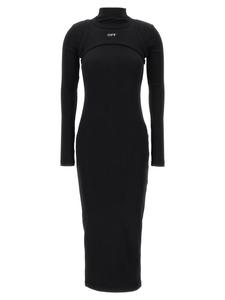 Платье «Off stamp» OFF-WHITE, черный