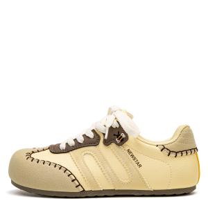 Скользоустойчивые износостойкие низкие скейтерские туфли для женщин Far waves, желтый