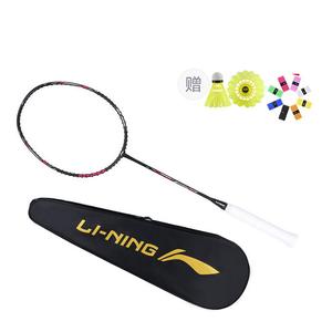 LINING Thunder Mini Cannon Full Carbon бадминтонная ракетка начального уровня одиночная ракетка black