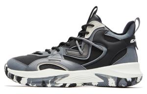 QIAODAN Антискользящие износостойкие баскетбольные кроссовки мужские черные, цвет Black