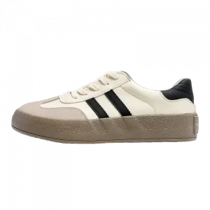 JETRAM Мужские низкие скейтерские кеды бежевые, цвет Beige