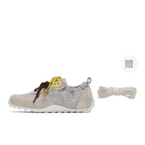 Rosa Bianca Легкие женские повседневные кеды низкие серые + комплект однотонных шнурков, цвет Gray+Includes 1 Pack of Solid Color Shoelaces