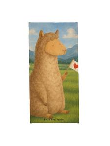 Mr. & Mrs. Panda Банное полотенце с изображением флага альпаки, без надписи, цвета кактуса