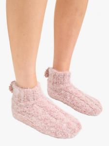 Вязаные тапочки-угги Pretty You London, Pink
