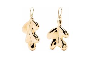 JIL SANDER Металлическая фурнитура Серьги Women's Gold