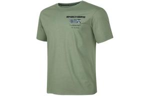 Skechers Футболка мужская умбра зеленая