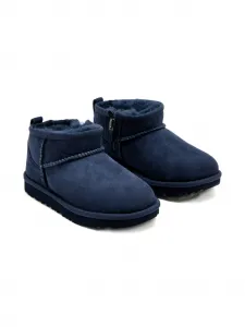 Замшевые ботинки с молнией UGG Kids, синий