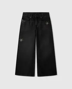 Детские джинсы для девочек с заклепками Lexy Black Studs Pepe Jeans, черный