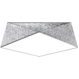 Потолочный светильник Sollux Lighting Hexa, 45x45x45 см, серебряный
