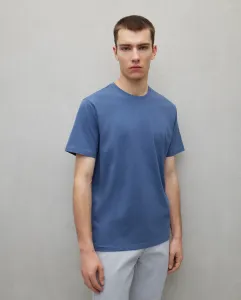 Мужская однотонная футболка Easy Wear, темно-голубой