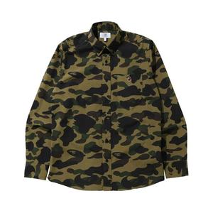 Рубашка BAPE 1st Camo Button Down Shirt, Green