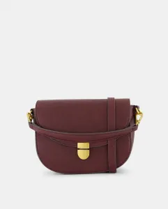 Кожаная сумка с гармошкой Tintoretto, бордовый