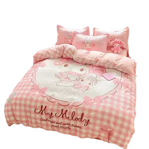 Sanrio Хлопковая пододеяльник 100% хлопок пододеяльник комплект постельного белья