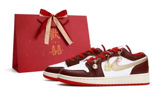 Jordan Air 1 износостойкие и легкие низкие кеды Unisex Red