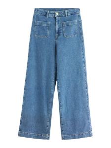 Джинсы с широкими штанинами Lindex, Blue denim