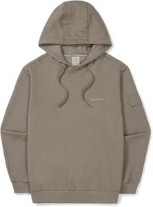 Футболка с капюшоном и карманом Snow Peak Land, GS-S25FMFHD60, анорак с капюшоном, мужская, женская, серый