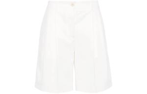 Тканые плиссированные шорты TOTEME, белый
