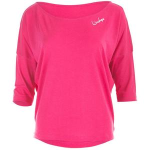 Ультралегкая рубашка из модала с рукавами 3/4 mcs001 Winshape, розовый