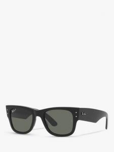 Солнцезащитные очки mega wayfarer с поляризацией унисекс rb0840s Ray-Ban, цвет Black/Grey