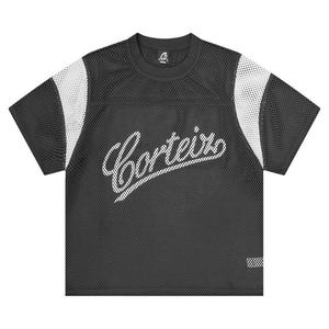 Джерси Corteiz Open Mesh Panel Jersey, Black/White