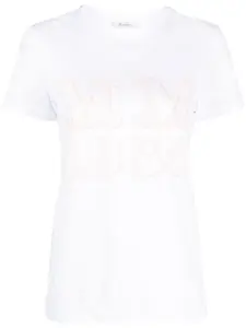 Футболка с логотипом MAX MARA, белый