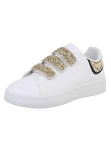 Кроссовки на шнуровке Ital-Design Freizeitschuh, цвет Weiß und Gold