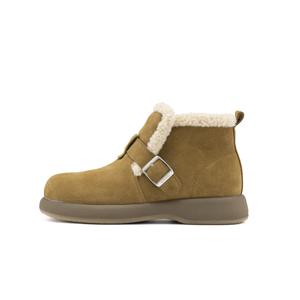 AOKANG Зимние ботинки женские желто-коричневые