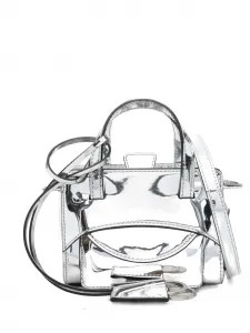 Сумка-тоут Flap XS Hidesins, серебристый