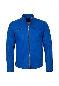 Куртка Lederjacken24 KAWELO, Blau/Blue