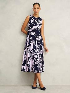 Миниатюрное платье в цветочек от анжелики Hobbs, цвет Midnight Pink