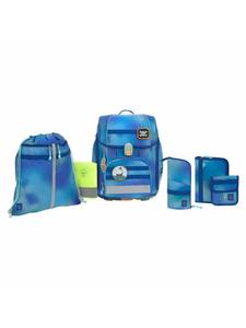 LÄSSIG Рюкзак 'Boxy Unique' в синем цвете