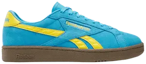 Кроссовки Reebok Club C Grounds UK 'Future Cyan Golden Haze Gum', синий