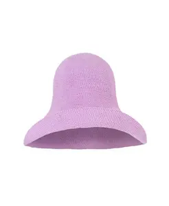 Шляпа от солнца BLOOM с кружевной отделкой в сиреневом цвете Brunna.co, фиолетовый