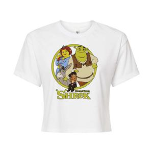 Укороченная футболка для юниоров Shrek Group Licensed Character, белый