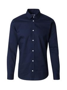 Повседневная рубашка JJ Rebel Slim fit Button Up Shirt JREBGAVIN, ночной синий